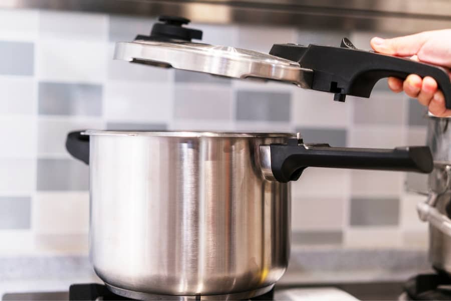 pressure cooker open